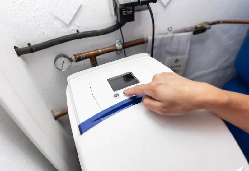 A water softener system in Illinois